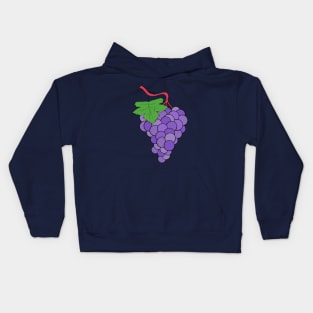 Delicious grapes Kids Hoodie